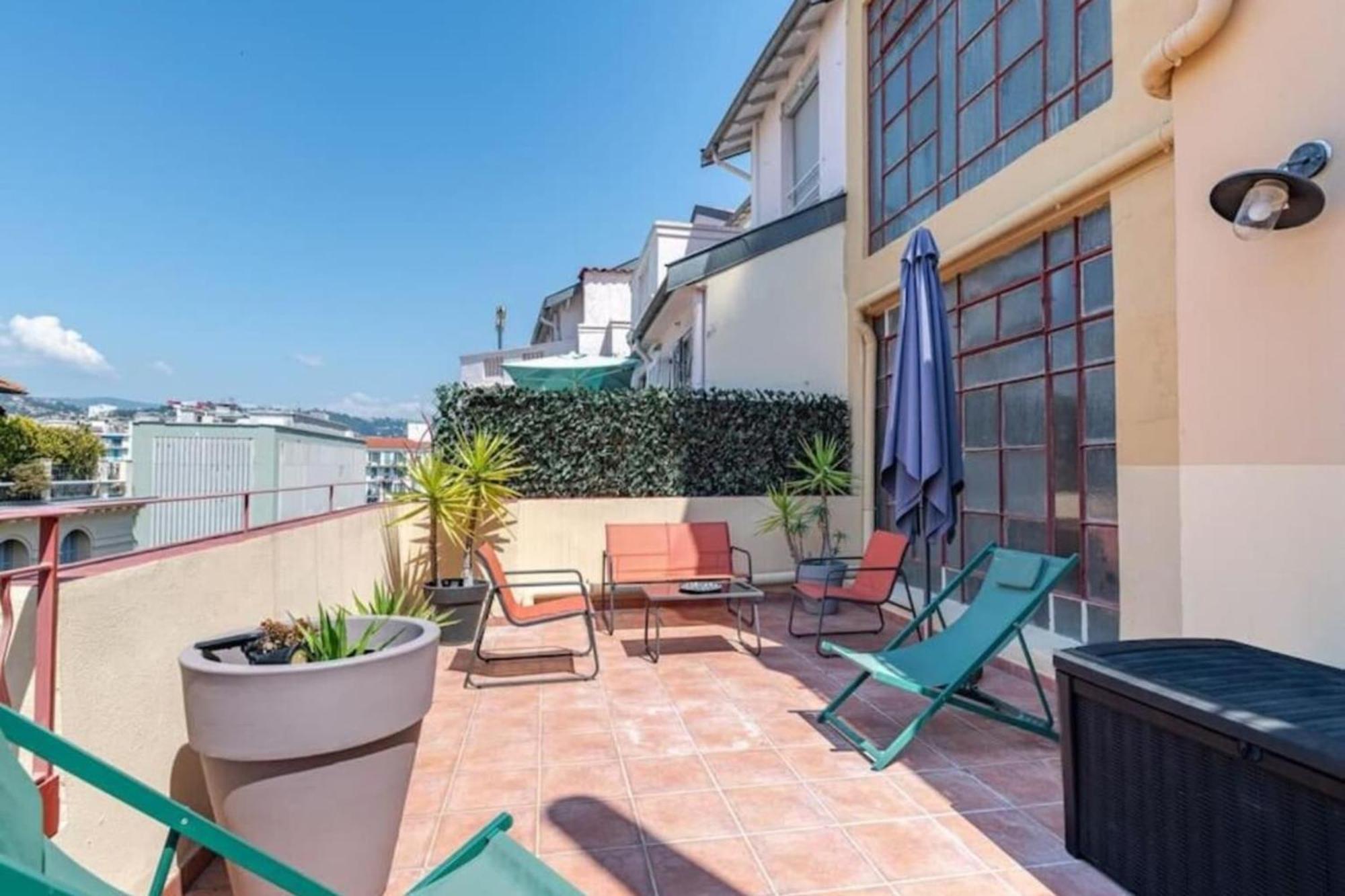 Lamartine - Studio W Terrace And Ac Very Central ニース エクステリア 写真