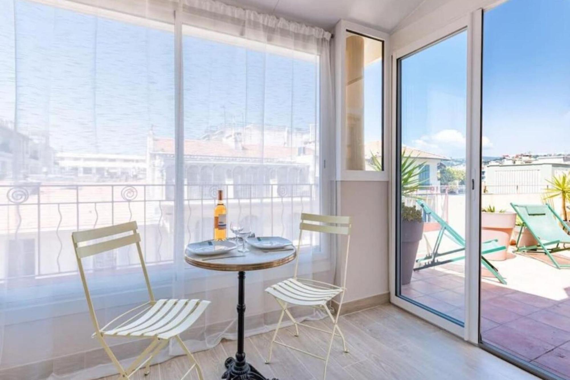 Lamartine - Studio W Terrace And Ac Very Central ニース エクステリア 写真